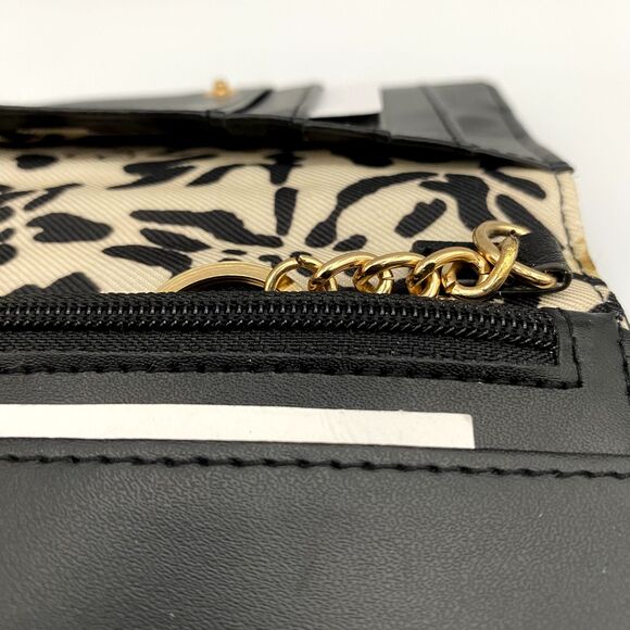 Jessica Simpson Two Tone Python Meteorite Small Black Wallet 13JS9APMX-MTP - Picture 5 of 5
